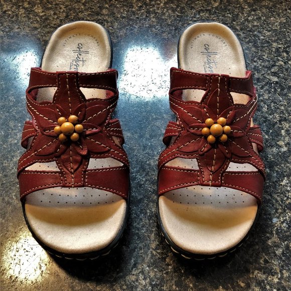 Clarks Collection Lexi Myrtle Slide-On Sandals - Picture 1 of 7